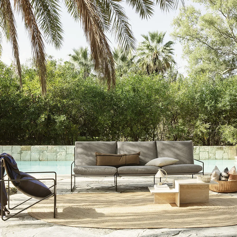 Desert 3-seters sofa Black/Dark Sand