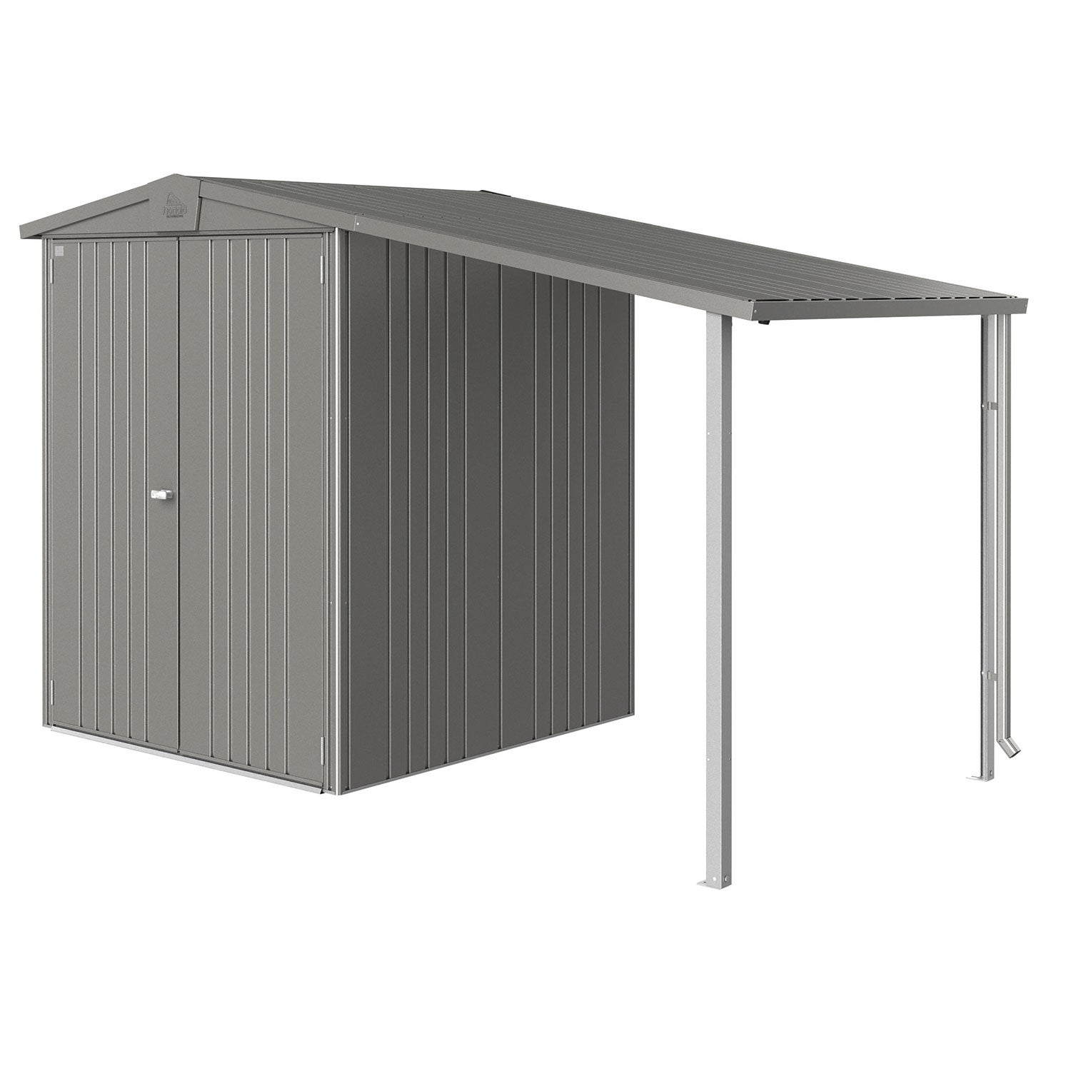 Europa sidetak Hageskur størrelse 234a metallic kvartsgrå Biohort