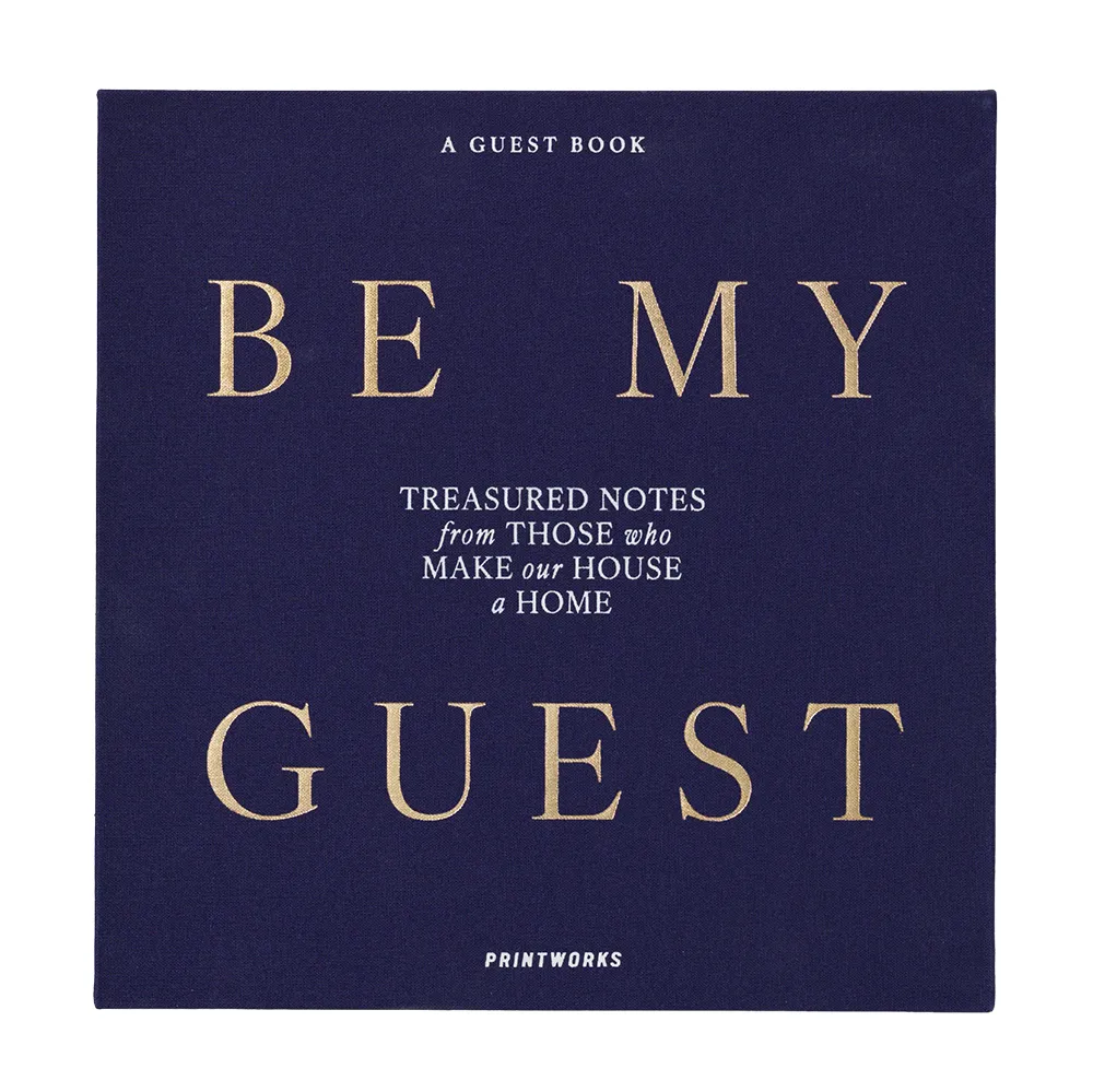 Gjesteboken Blue Be My Guest