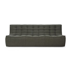 N701 3-seters sofa Moss