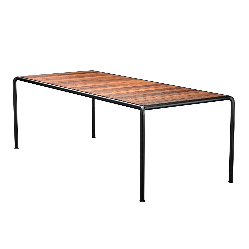 Houe, AVANTI Spisebord 222x98 cm ask/svart