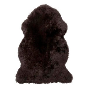 Gently Saueskinn 60x100 cm Dark Brown