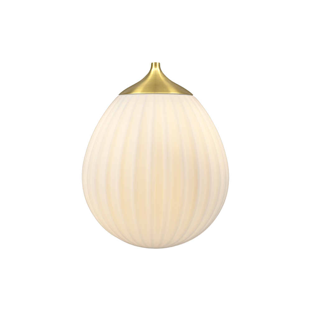 Around World lampeskjerm Ø21 cm  White/brushed brass