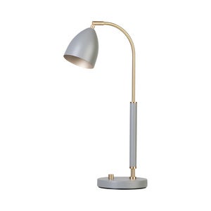 Deluxe bordlampe varm grå/messing Mr16 inkl. lyskilde
