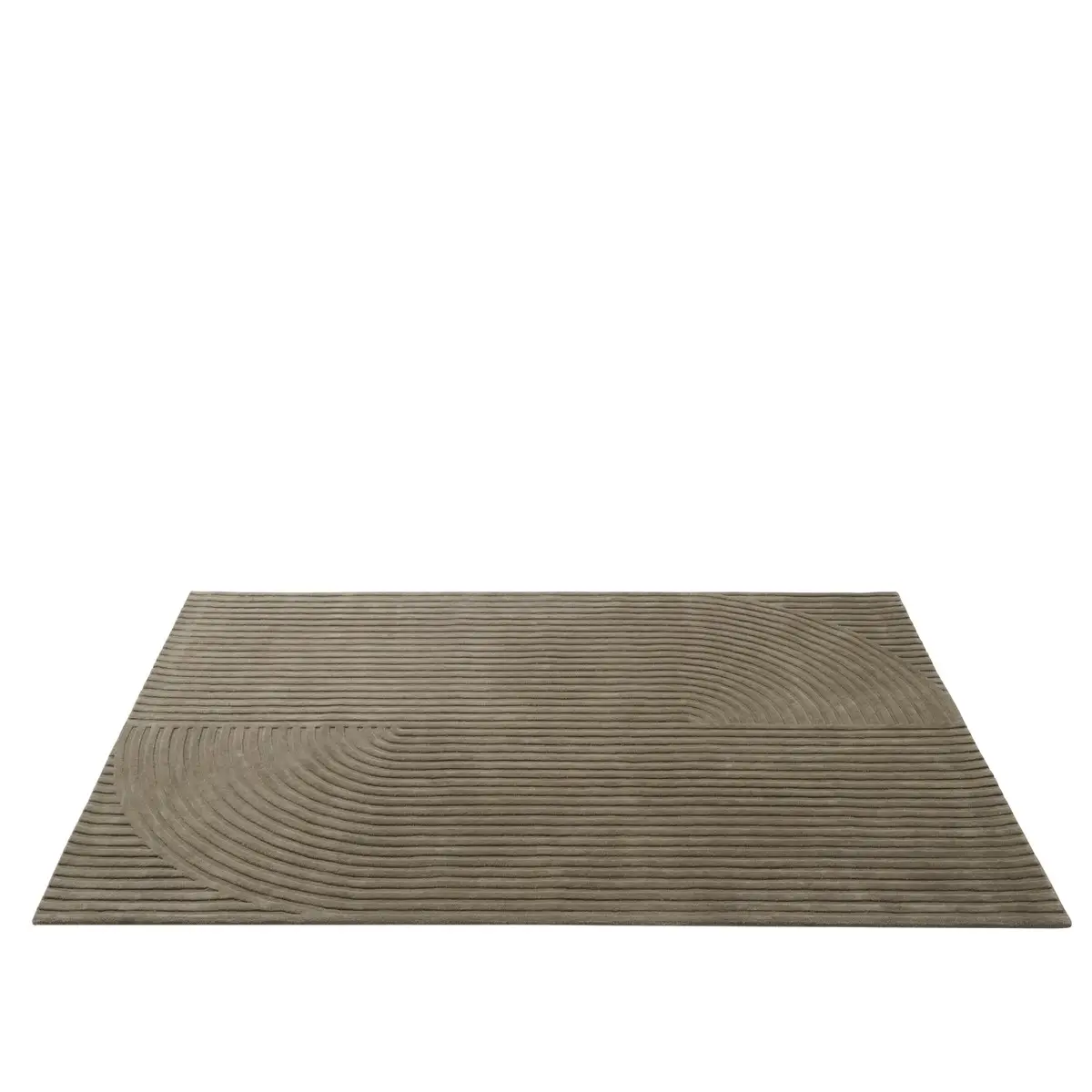 Relevo Teppe Quattro - 200 x 300 cm - Taupe 