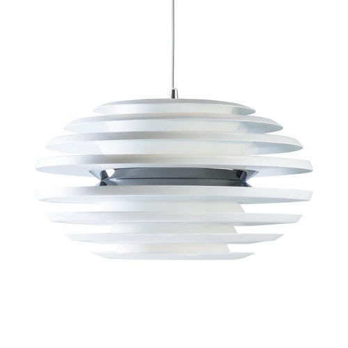 Ellipse Pendel D500 Matt hvit/krom