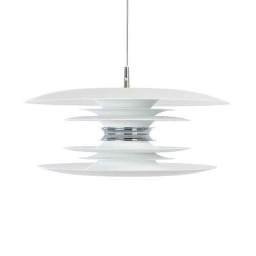 Diablo Pendel D500 Matt hvit E27 inkludert lyskilde