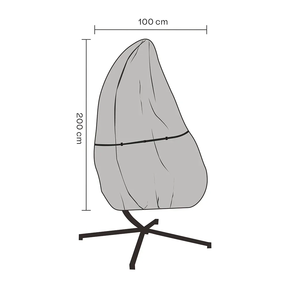 Overtrekk hengestol 100x200 cm waterproof