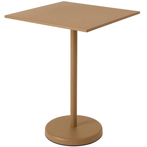 Linear Steel Barbord 70x70 h: 95 cm Burnt Orange 