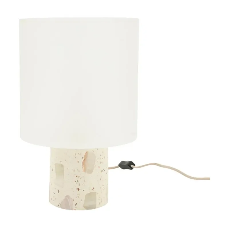 Usva small 25x25x39 cm Alabaster & Glass Hvit