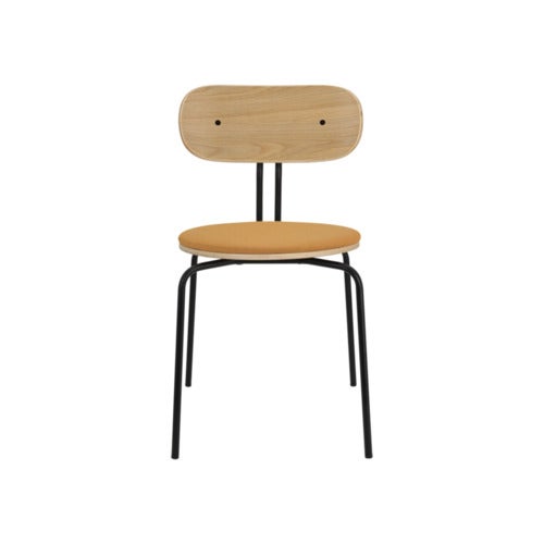 Curious spisestol eik/svart metall Tangerine