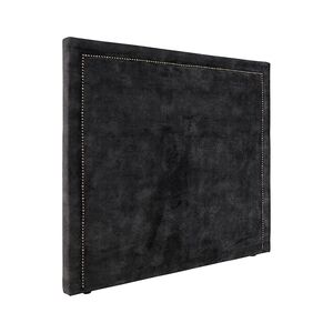 Paris Low sengegavl 90 x 140 Velvet Dark Grey Artwood