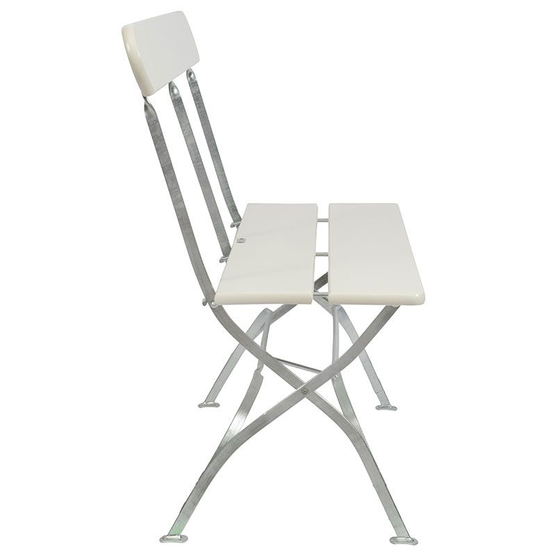 Bryggerisofa hvit eik Grythyttan Stålmöbler