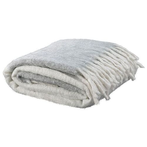 Splendid Block pledd hvit Artwood