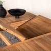 Kenya spisebord 120x180-240 cm Teak 