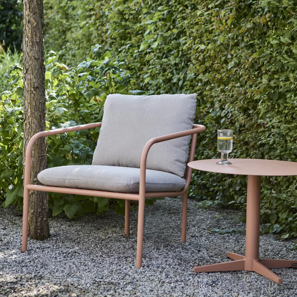 Bendt Lenestol Teddy Beige/Peach