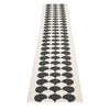 Poppy Black / Vanilla teppe 70 x 350 cm