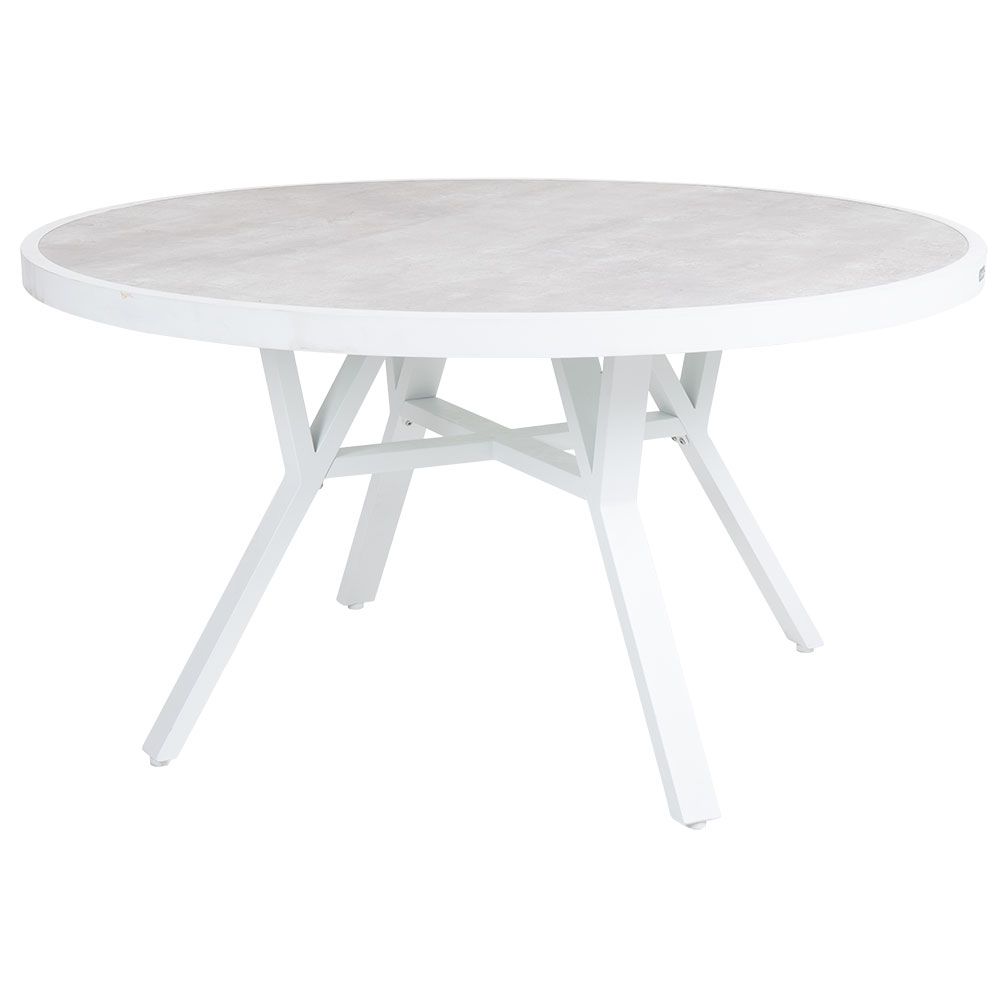 Samvaro spisebord 140 cm hvit/grå Brafab