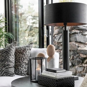 Bordlampe Milan svart Artwood