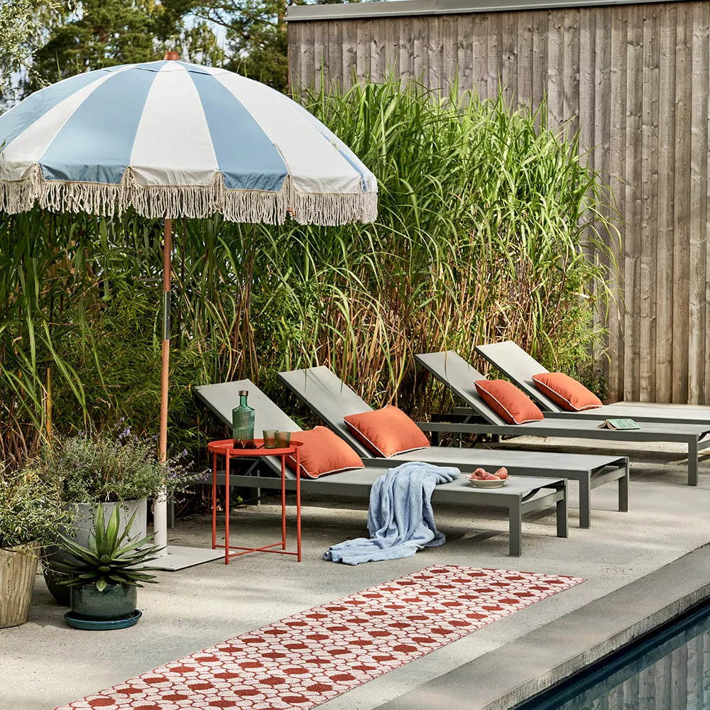 Anya teppe Brick/Pearl Pink 70 x 300 cm