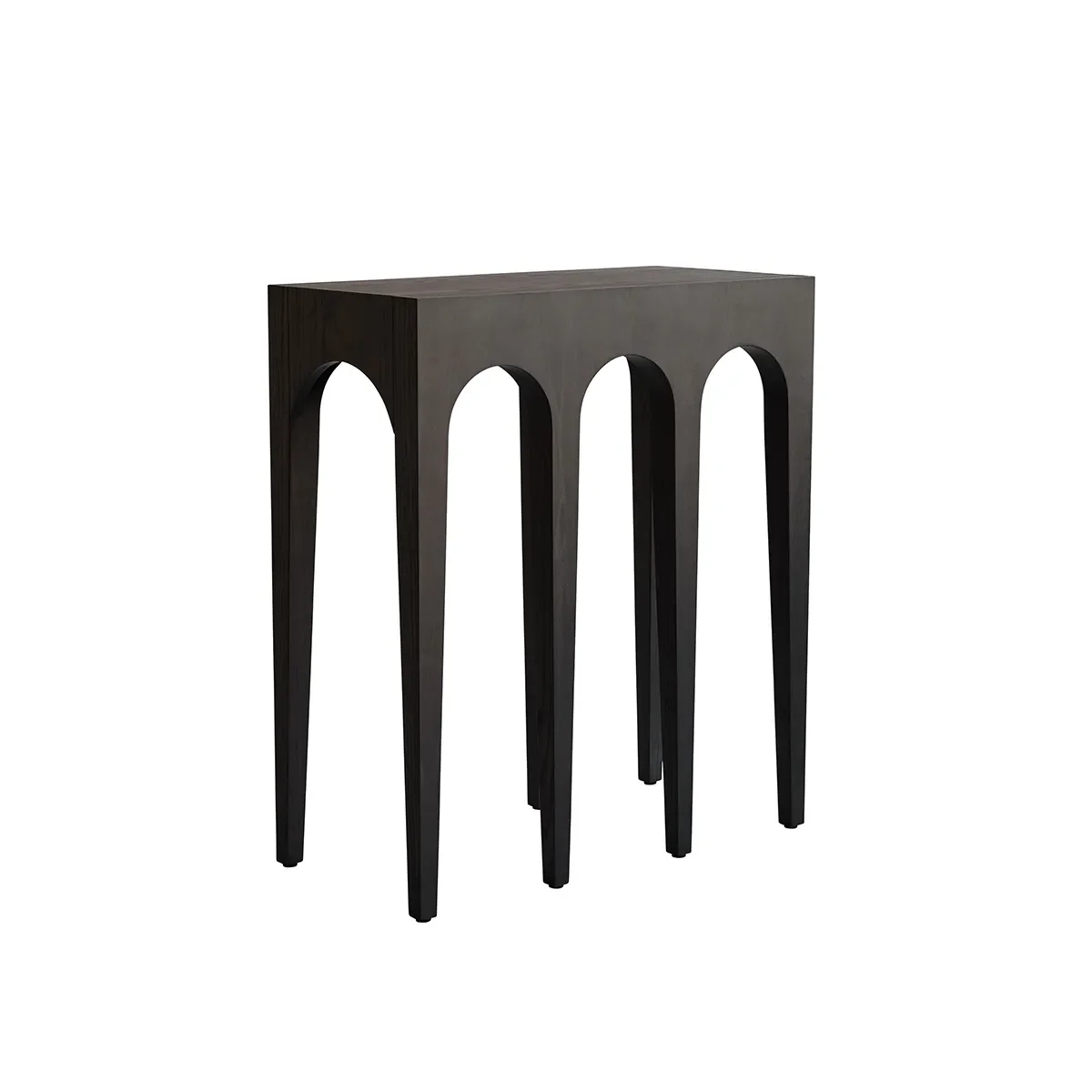 Bow konsollbord, liten - Coffee Black Oak