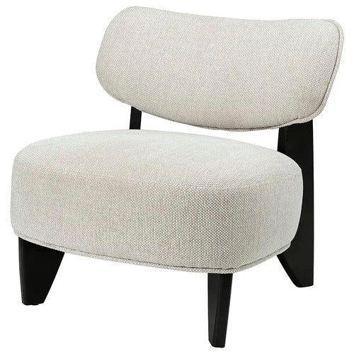 Cadiz lenestol i stoff Quiet cream