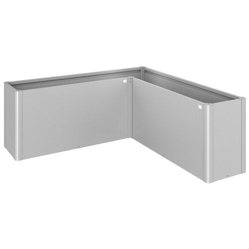 Belvedere plantebed maxi size l200 metallic sølv Biohort