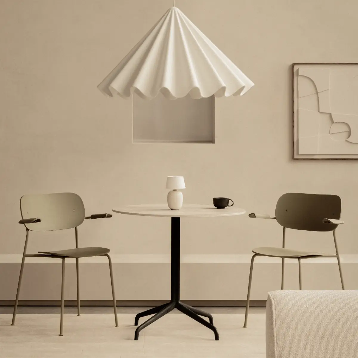 Dancing Taklampe Offwhite Ø95 cm
