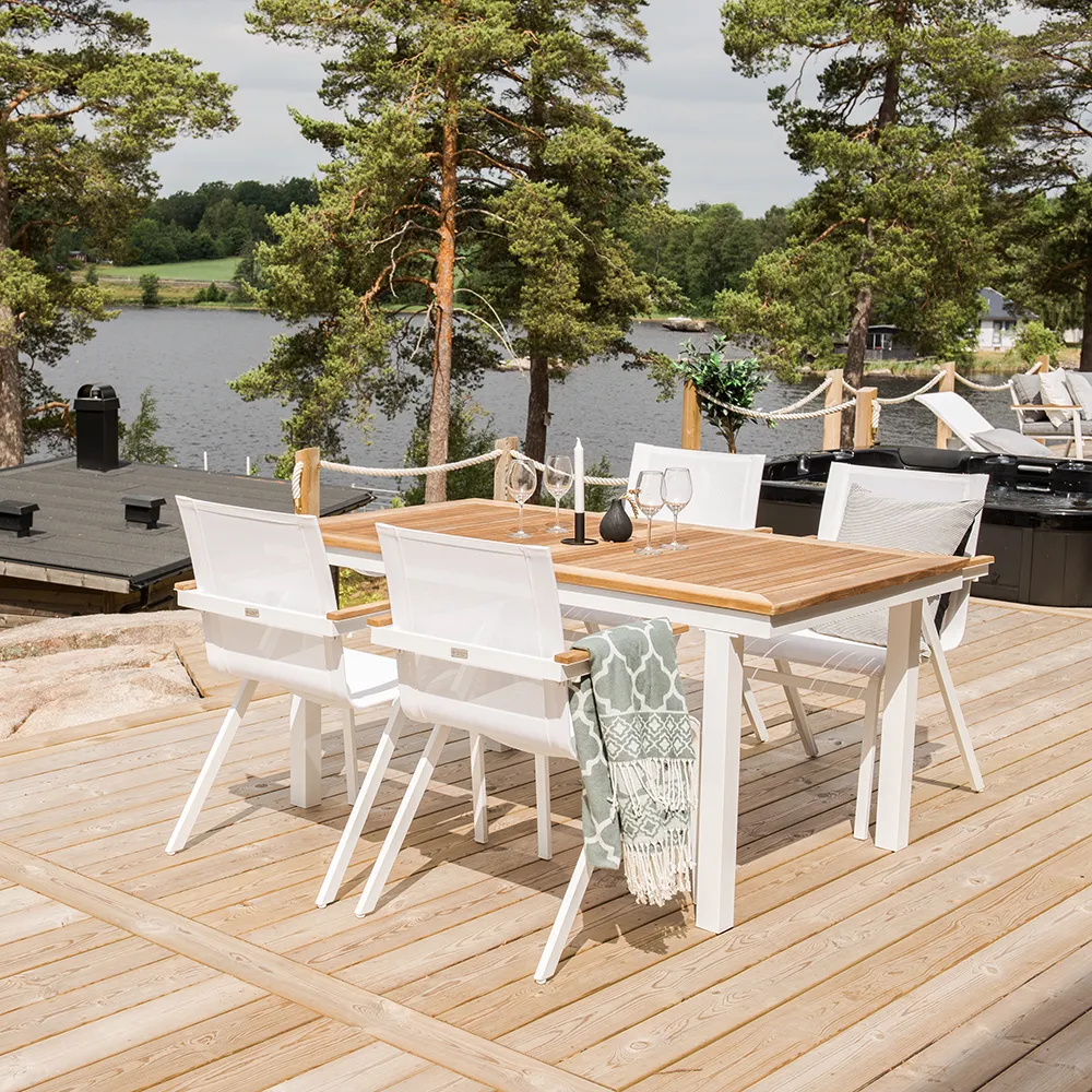 Mexico spisestol hvit 6-pakning 