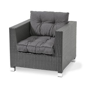 Adam sittepute B74-79 D74-79 cm, Kullgrå