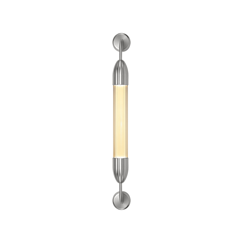 Lemon Squeeze Vegglampe Kort 77 cm Stål