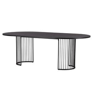 Hamneskär spisebord 110x220 cm Svart 