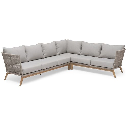 Himmelsnäs Hjørnesofa Teak/Beige
