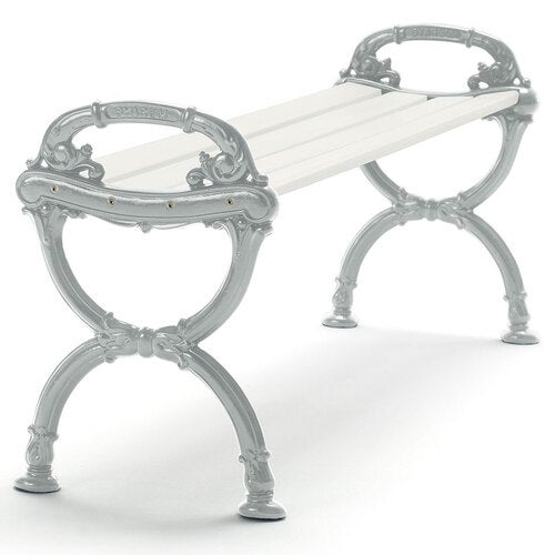 Benk Byarum / g:natur / v:hvit lakk. for Byarums Bruk