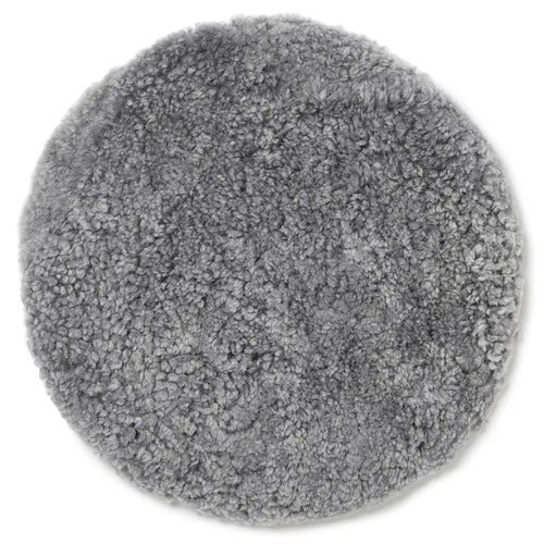 Curly Sittepute ø34 cm Charcoal grey Silver