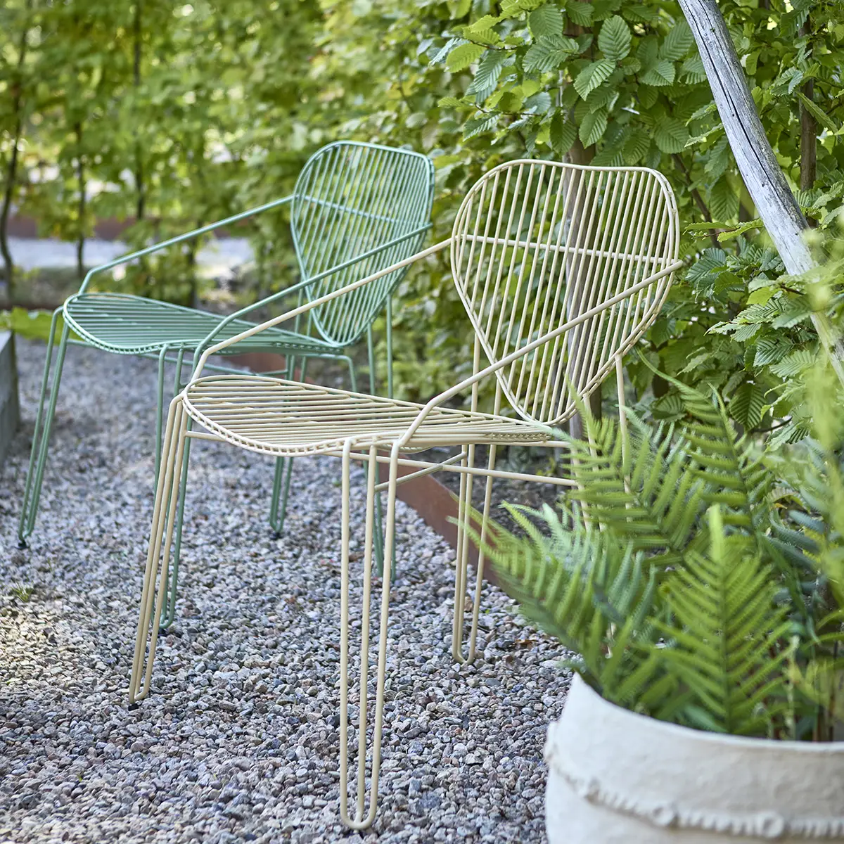 MARSTRAND stol, beige, B60 x D46 x H43/77 cm