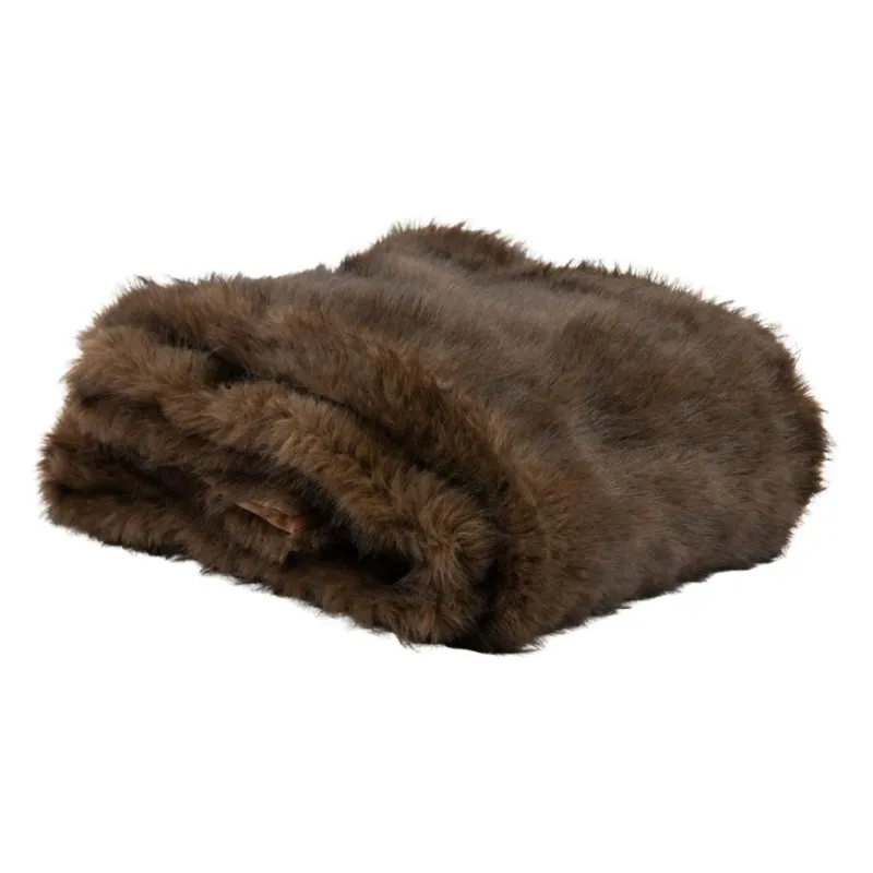 Foxy Fox Pledd 170x130 cm Polyester dark brown
