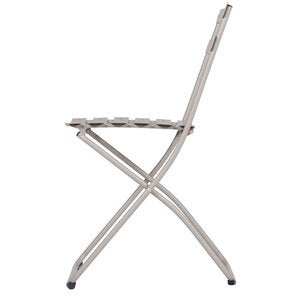 Spring stol i cappuchino stål