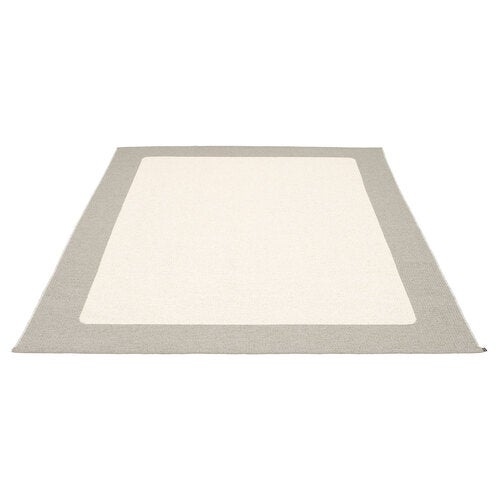 Ilda matte 180x180 cm warm grey / vanilla 