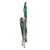 Spaghetti footrest green matt aluminium