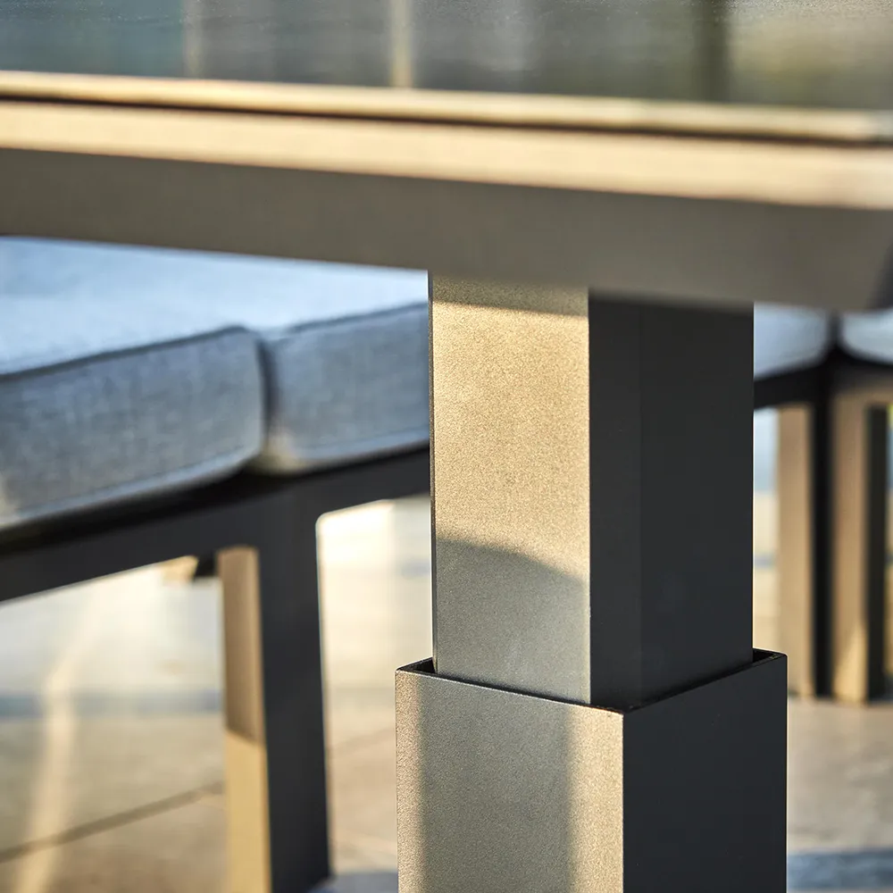 Heis Salongbord heve- og senkbart 79x79 cm hvit