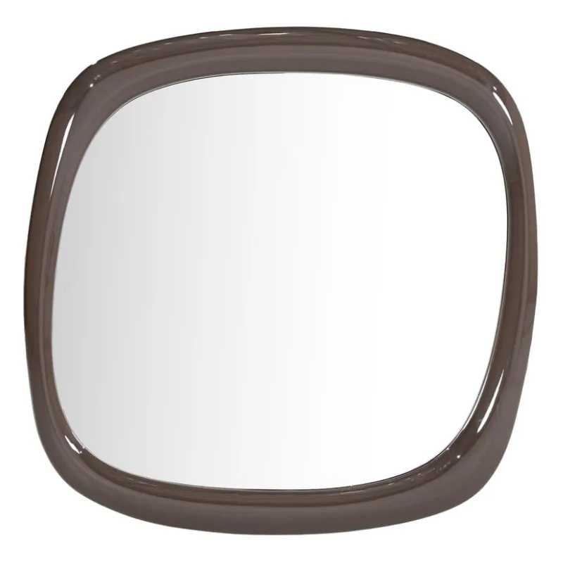 Glyde Speil 80x4x80 cm Tre & Glass Brun