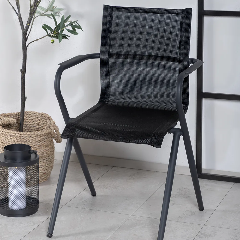 Alina spisestol svart 2-pakning 