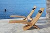 Nozib Sun Lounger Teak Skargaarden