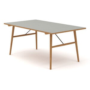 Hekla bord 168x95cm askegrå oljet eik