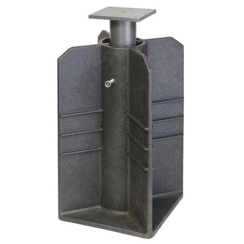 Parasollfot for nedgraving Platinum