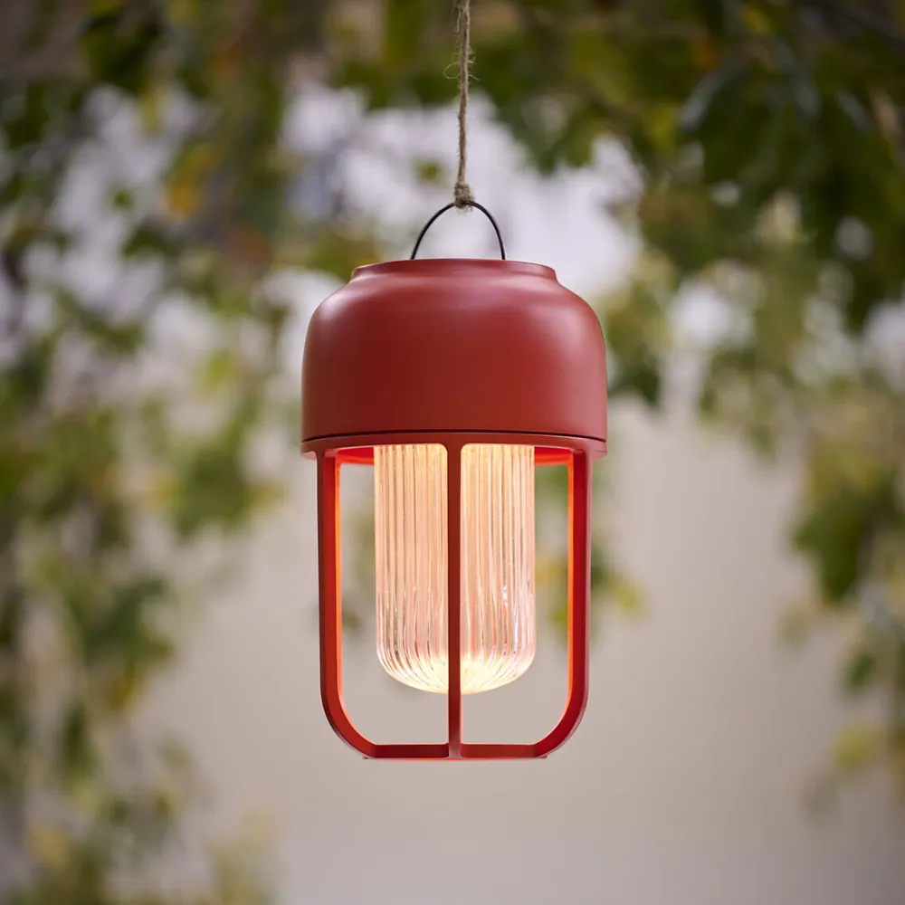 Bærbar solcellelampe LIGHT No.1 sort