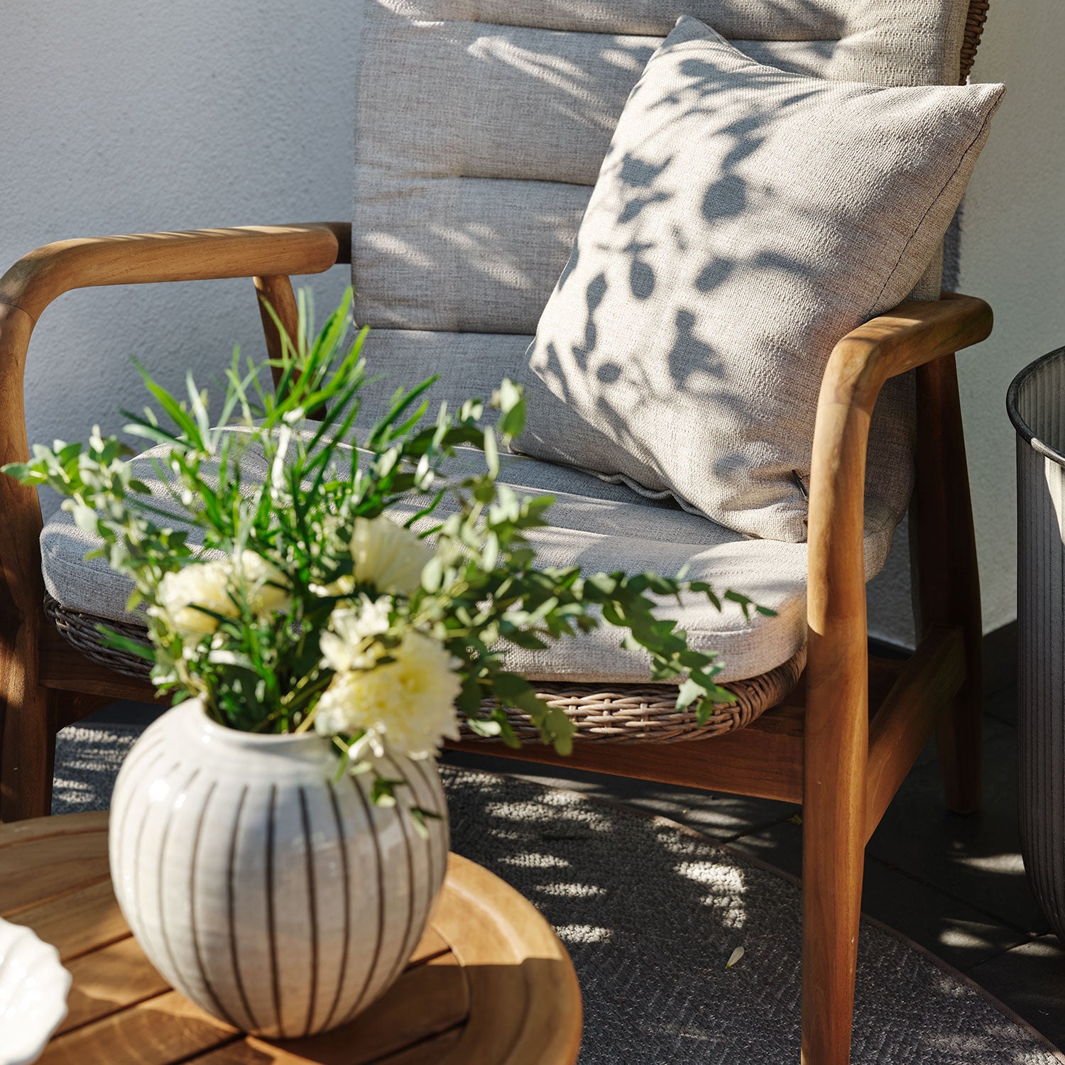 Lilja lenestol natur/beige Brafab