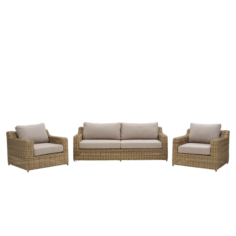 Glendon 3-seters sofa  Rustic / Beige