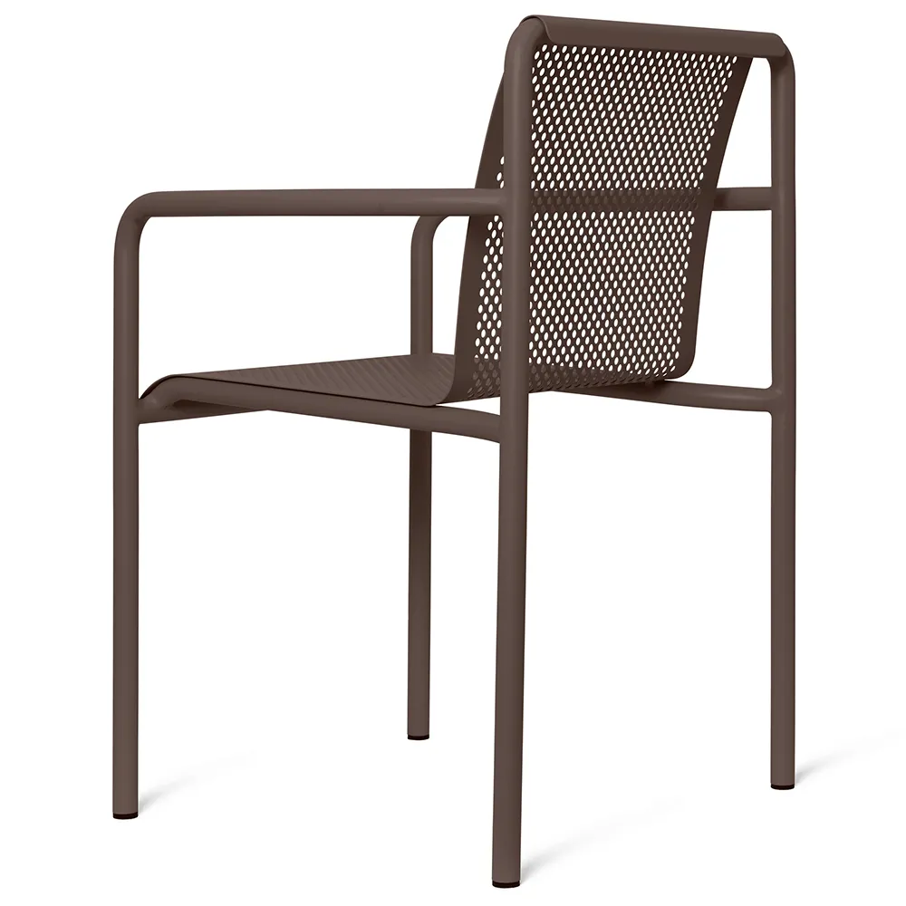 Dapple stol med armlener Dark Chocolate